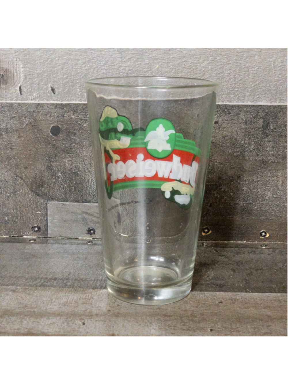 1997 Budweiser Louie The Lizard Glass Pint Vintage Beer Anheuser Busch 5.75” - Picture 3 of 6